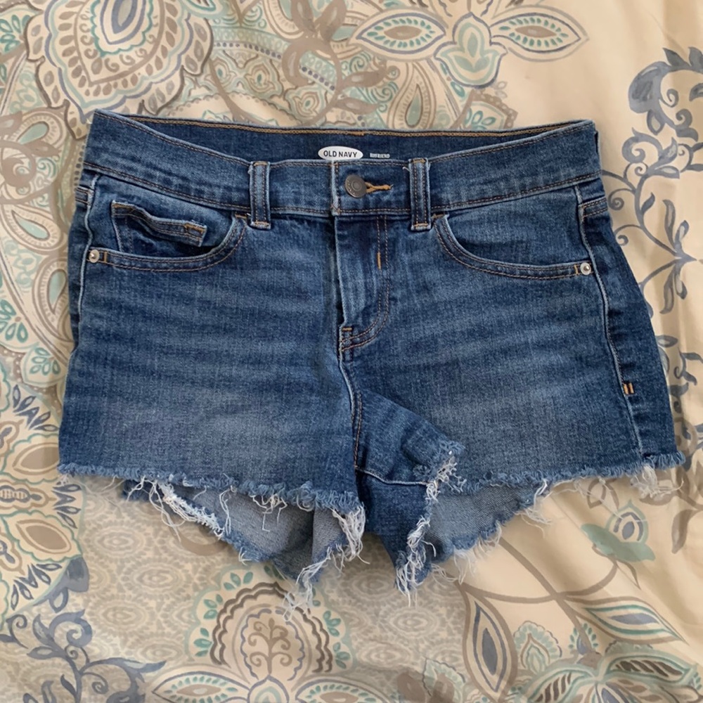 Denim shorts